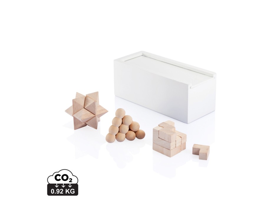 Rompicapo 3 pezzi in legno FullGadgets.com