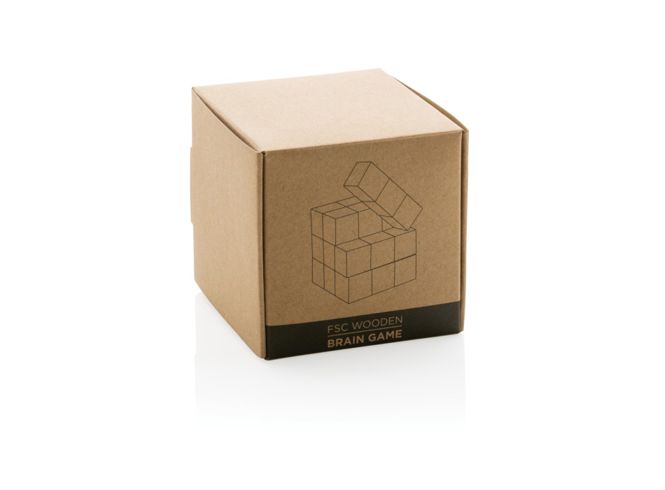 Rompicapo di legno in custodia di tela FullGadgets.com