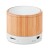 Round Bamboo - Speaker Bluetooth In Bamboo Personalizzabile