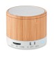 ROUND BAMBOO - Speaker wireless in bamboo FullGadgets.com