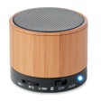 ROUND BAMBOO - Speaker wireless in bamboo FullGadgets.com
