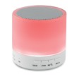 ROUND WHITE - Speaker wireless con LED FullGadgets.com