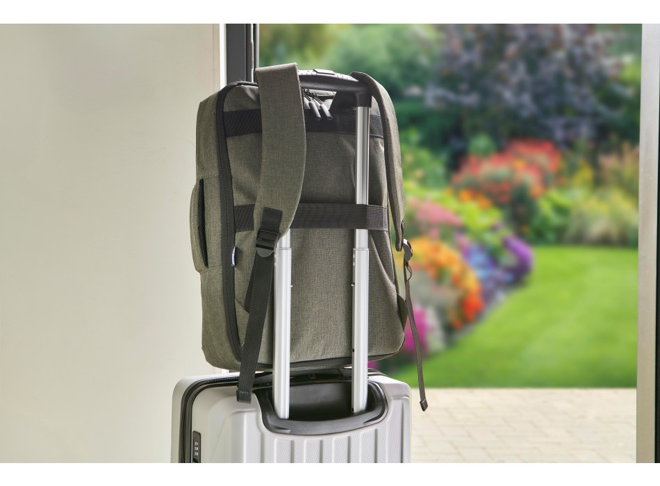 rPET (300D) polyester laptop backpack Eulalia FullGadgets.com