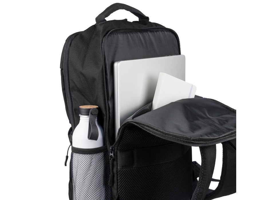 rPET (300D) polyester Ocean Bound backpack Tova FullGadgets.com