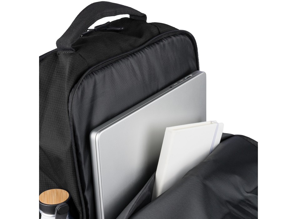 rPET (300D) polyester Ocean Bound backpack Tova FullGadgets.com