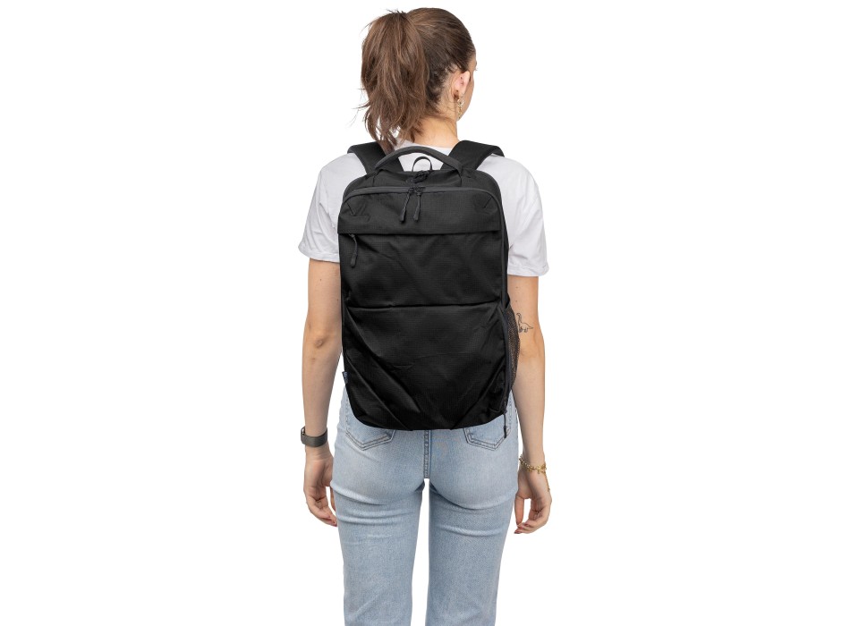 rPET (300D) polyester Ocean Bound backpack Tova FullGadgets.com