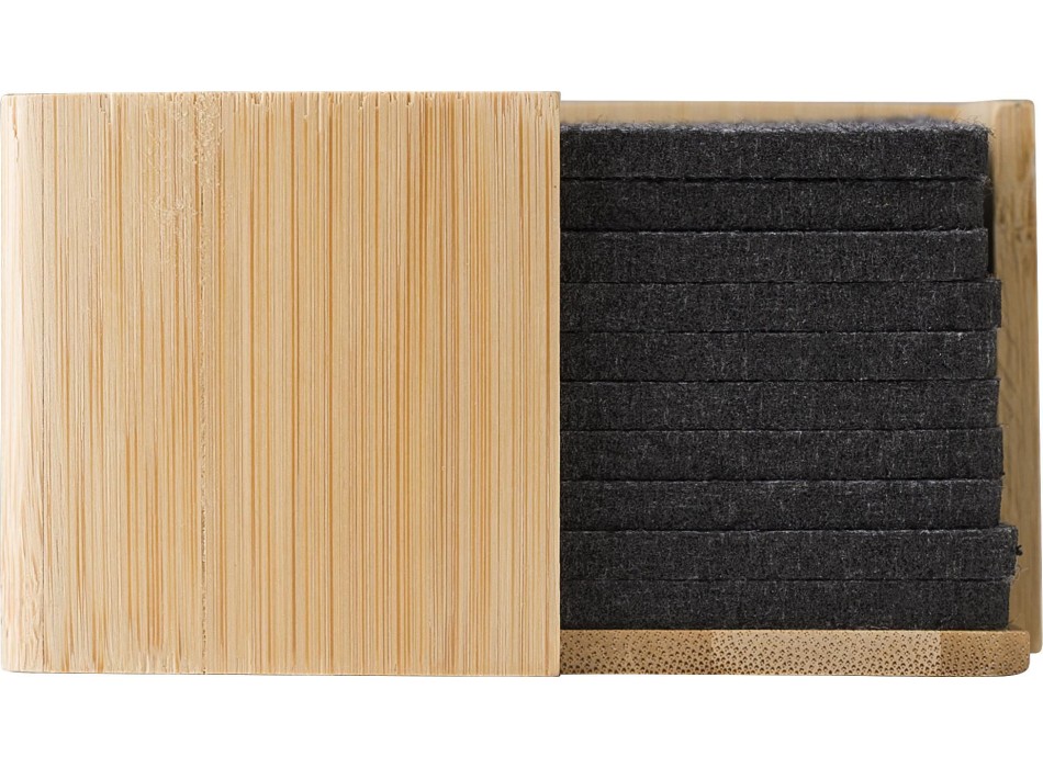 rPET felt coaster set Lawrence FullGadgets.com