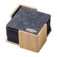 rPET felt coaster set Lawrence FullGadgets.com