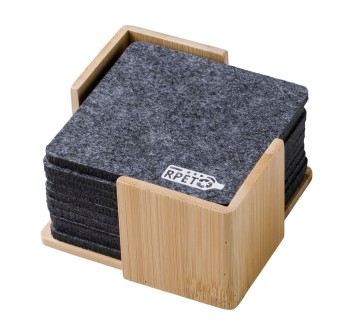 rPET felt coaster set Lawrence FullGadgets.com