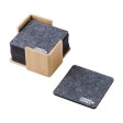 rPET felt coaster set Lawrence FullGadgets.com