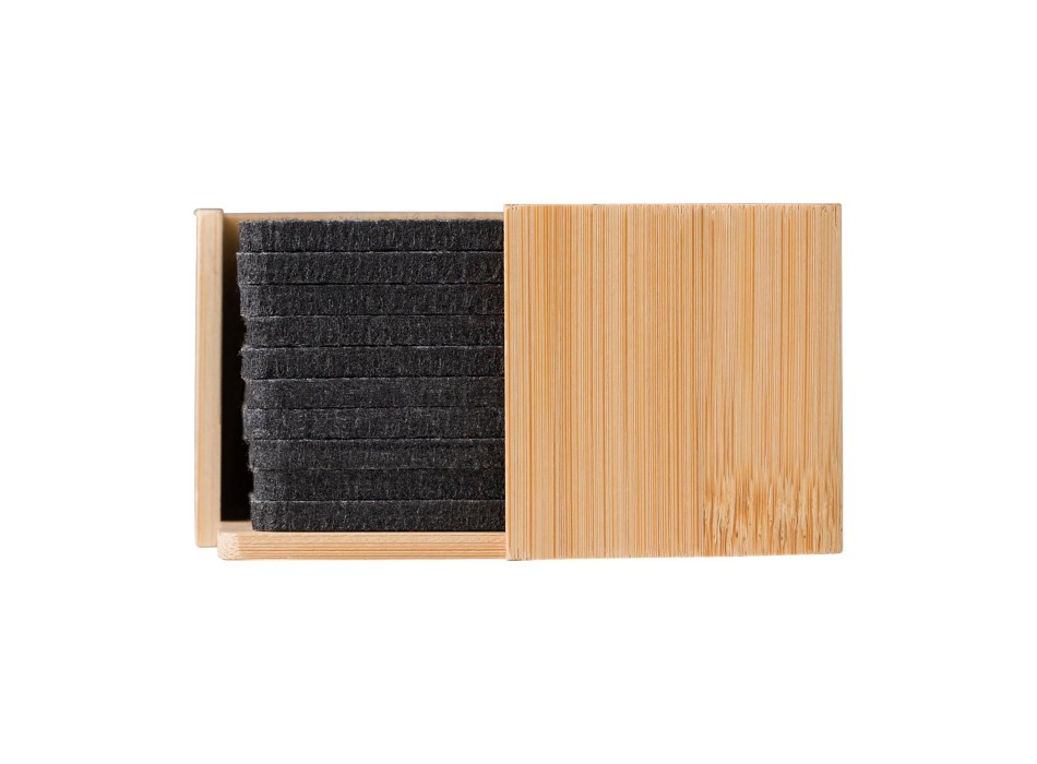 rPET felt coaster set Lawrence FullGadgets.com