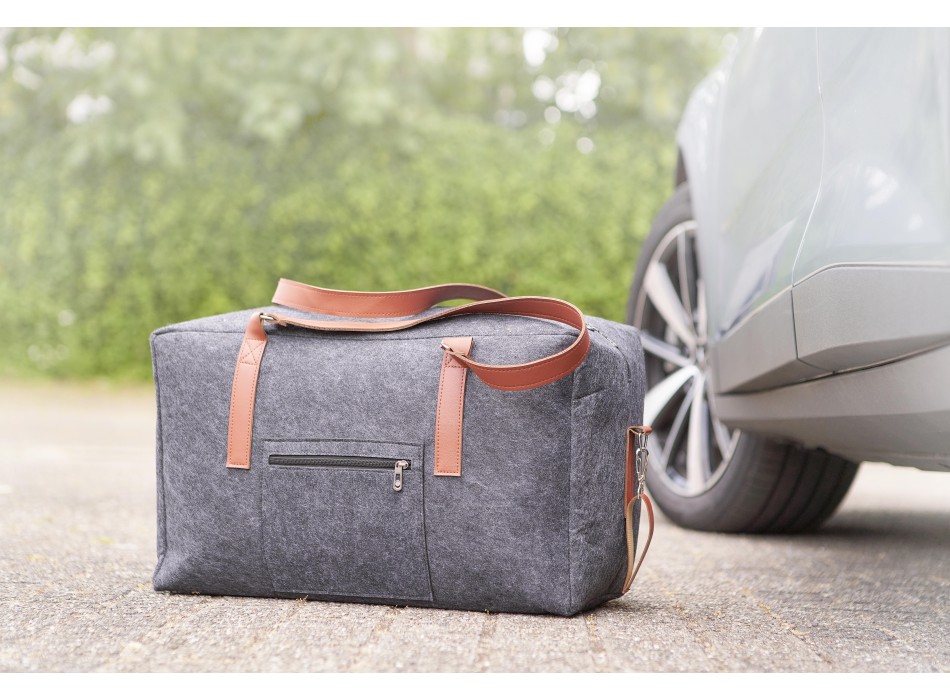 rPET felt travel bag Natalie FullGadgets.com