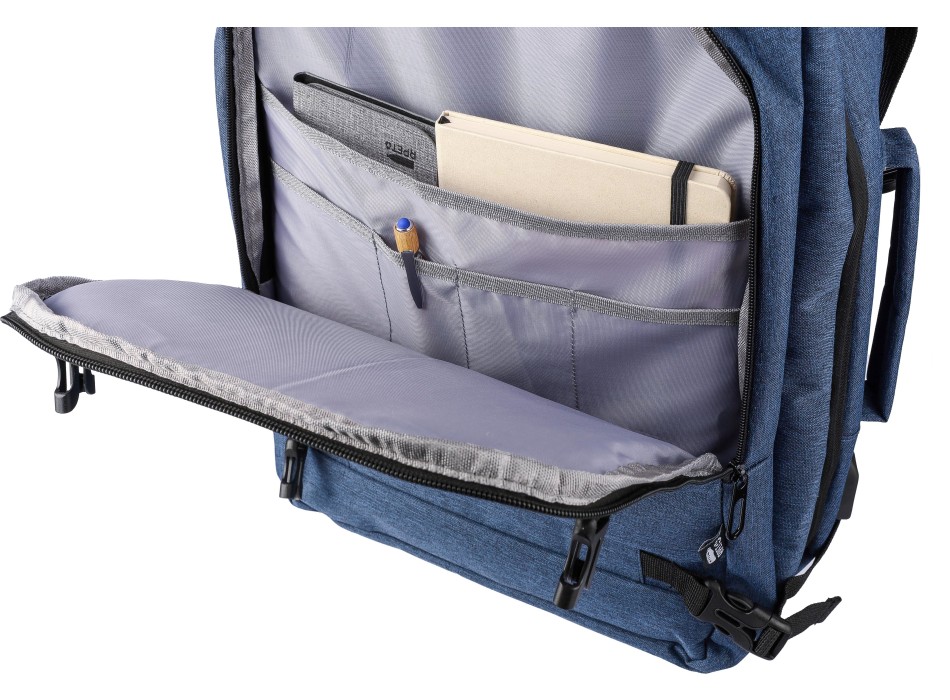 rPET polyester (300D) backpack Malcolm FullGadgets.com