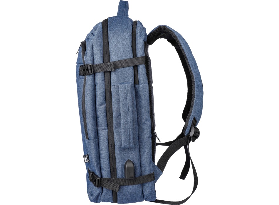 rPET polyester (300D) backpack Malcolm FullGadgets.com