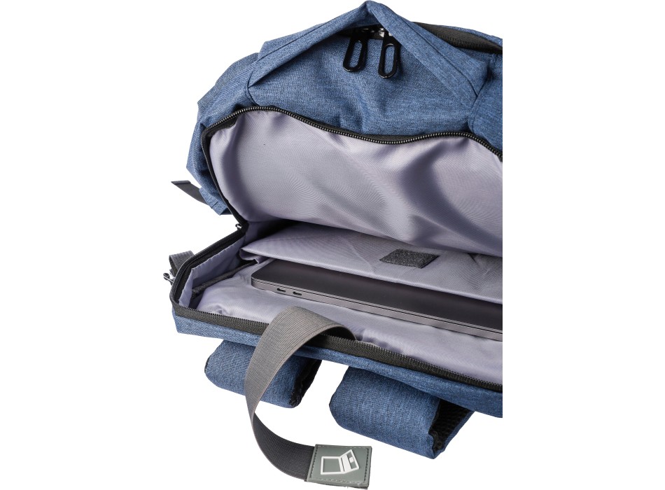 rPET polyester (300D) backpack Malcolm FullGadgets.com
