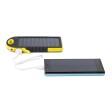 Rubberized ABS solar power bank Arin FullGadgets.com