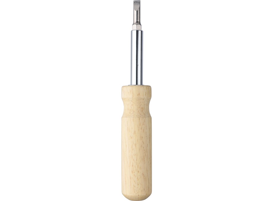 Rubberwood screwdriver set Leni FullGadgets.com
