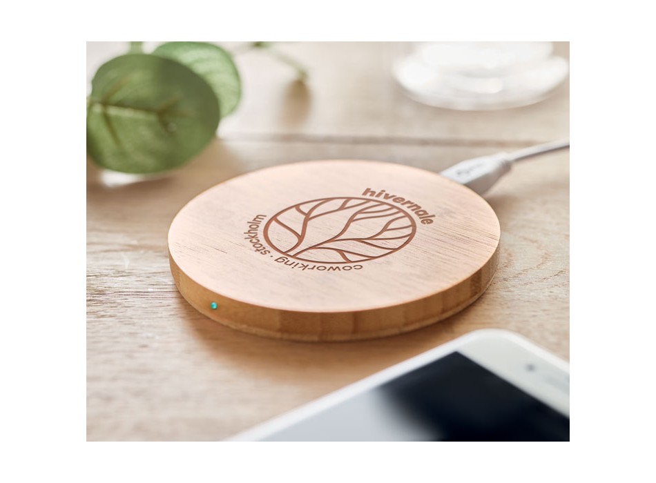 RUNDO - Caricatore wireless in bamboo FullGadgets.com