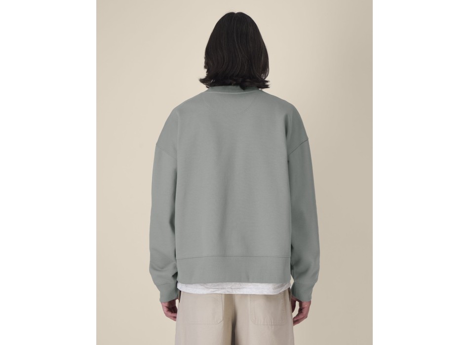 Ryler - La felpa boxy girocollo unisex in cotone riciclato FullGadgets.com