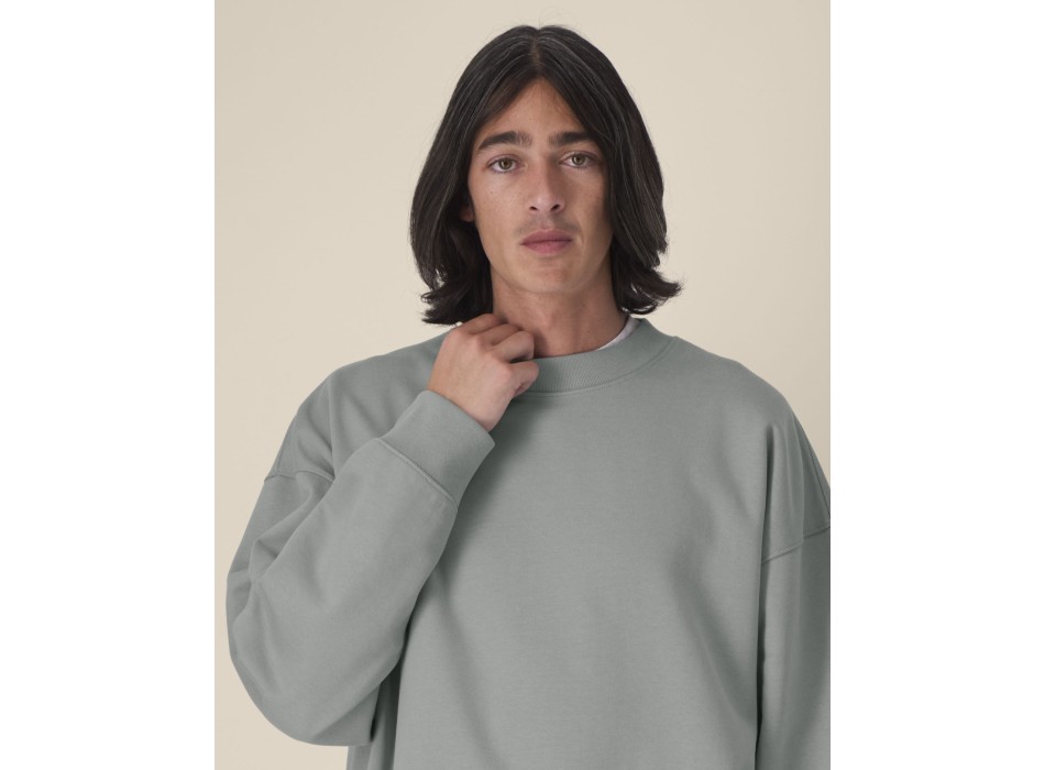 Ryler - La felpa boxy girocollo unisex in cotone riciclato FullGadgets.com