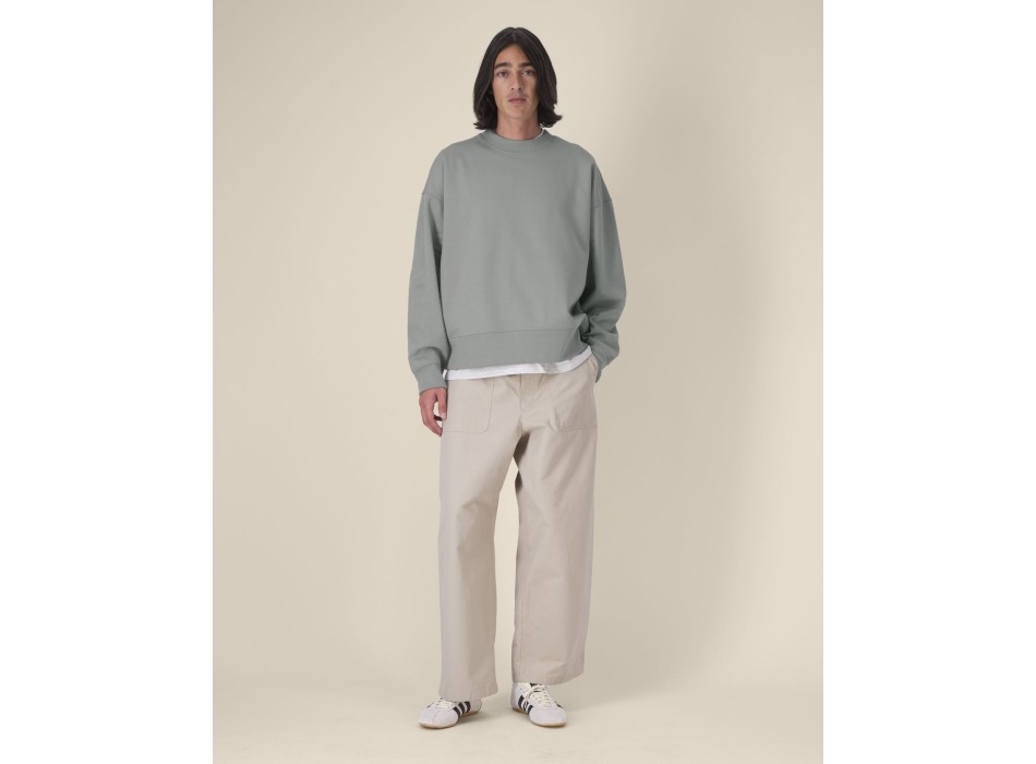 Ryler - La felpa boxy girocollo unisex in cotone riciclato FullGadgets.com