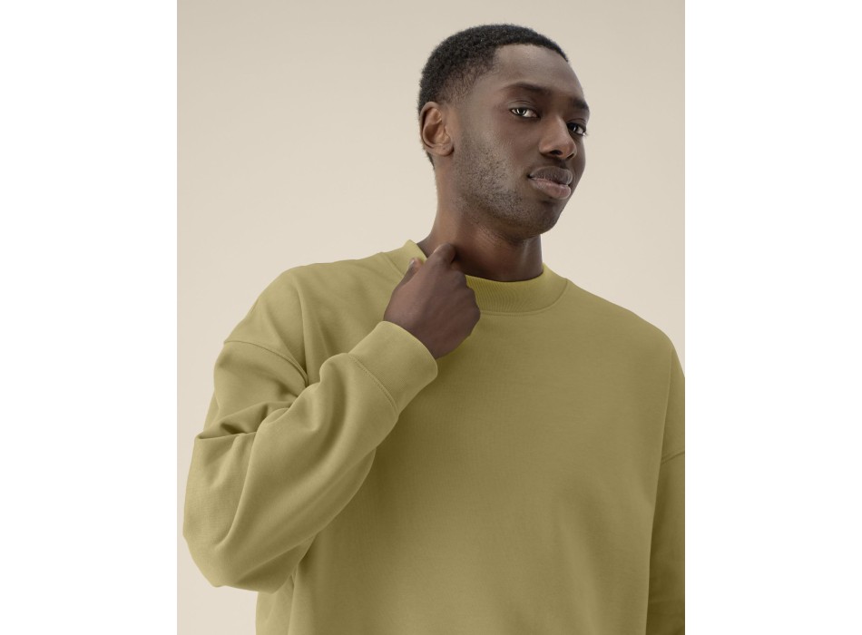 Ryler - La felpa boxy girocollo unisex in cotone riciclato FullGadgets.com