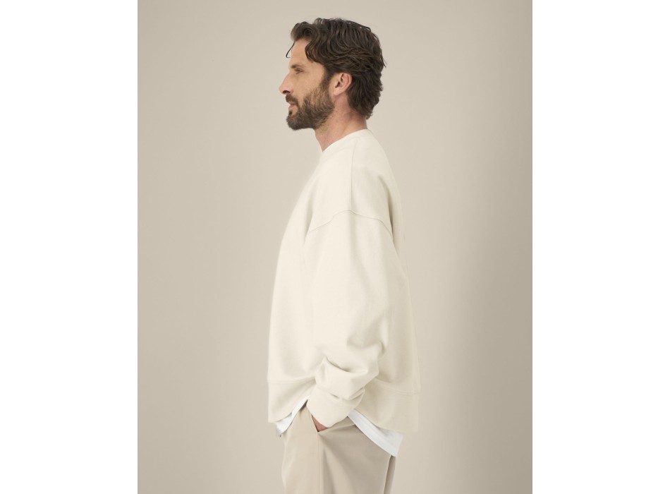 Ryler - La felpa boxy girocollo unisex in cotone riciclato FullGadgets.com