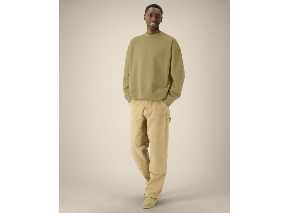 Ryler - La felpa boxy girocollo unisex in cotone riciclato FullGadgets.com