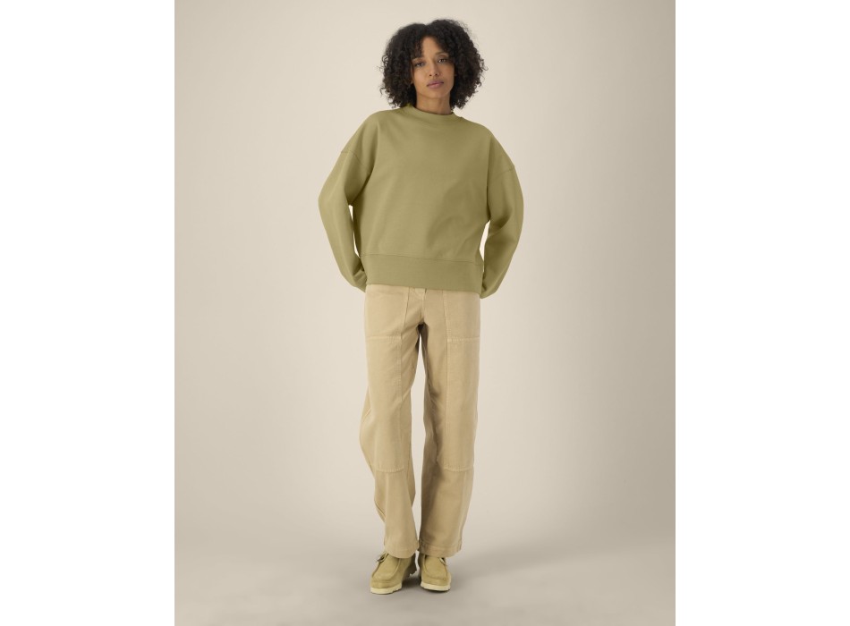 Ryler - La felpa boxy girocollo unisex in cotone riciclato FullGadgets.com