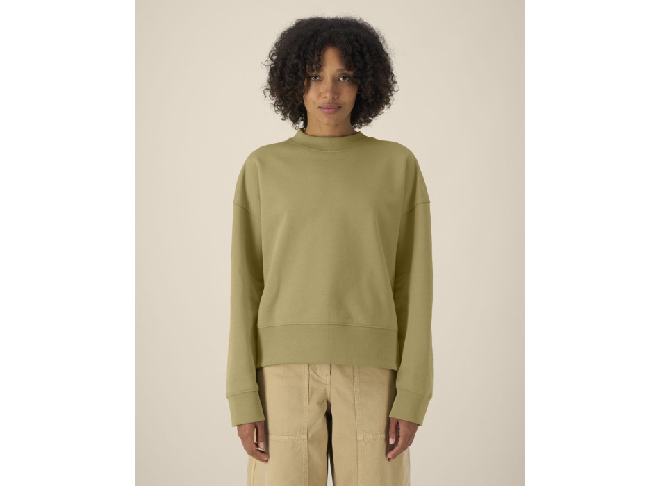 Ryler - La felpa boxy girocollo unisex in cotone riciclato FullGadgets.com