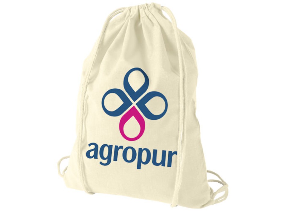 Sacca in cotone 100 g/m² con coulisse Oregon - 5L FullGadgets.com