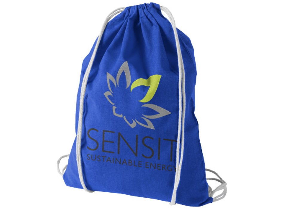 Sacca in cotone 100 g/m² con coulisse Oregon - 5L FullGadgets.com