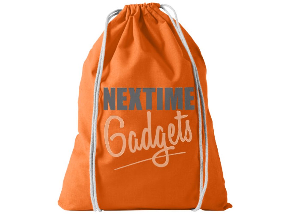 Sacca in cotone 100 g/m² con coulisse Oregon - 5L FullGadgets.com