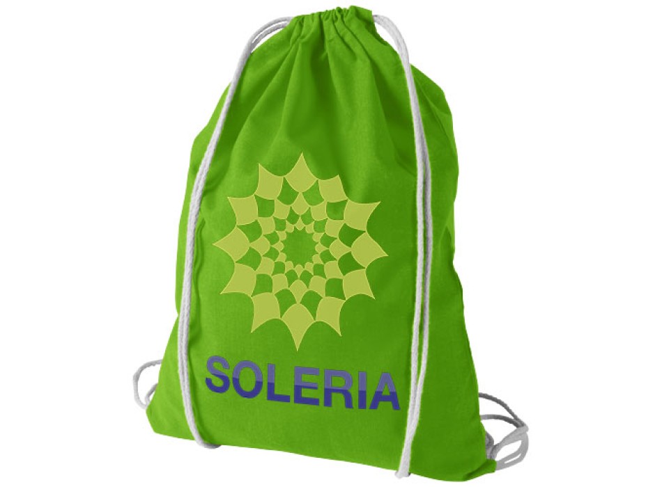 Sacca in cotone 100 g/m² con coulisse Oregon - 5L FullGadgets.com