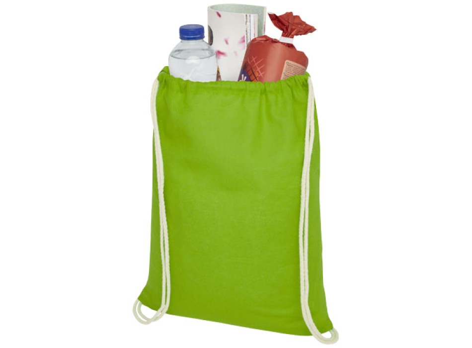 Sacca in cotone 100 g/m² con coulisse Oregon - 5L FullGadgets.com