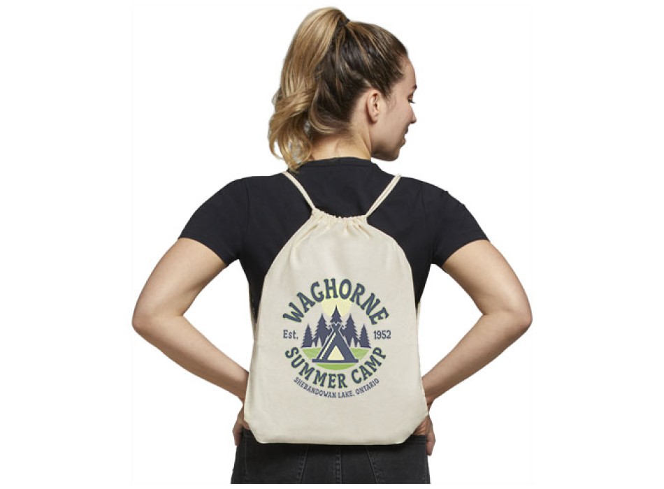 Sacca in cotone 100 g/m² con coulisse Oregon - 5L FullGadgets.com