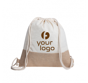 Sacca zaino cotone e juta - KATY FullGadgets.com