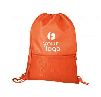 Sacca zaino in poliestere con tasca - REFRAIN FullGadgets.com