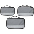 Sacchetti da viaggio in materiale riciclato GRS Jet - set da 3 FullGadgets.com