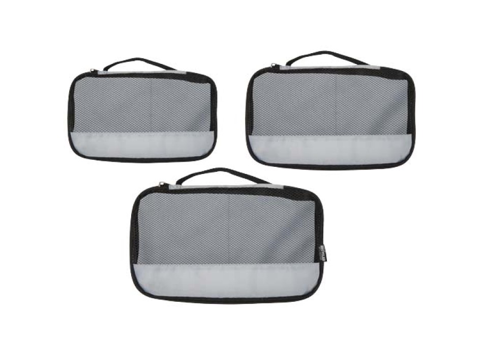 Sacchetti da viaggio in materiale riciclato GRS Jet - set da 3 FullGadgets.com
