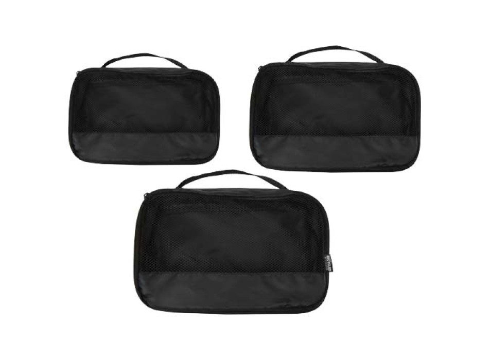 Sacchetti da viaggio in materiale riciclato GRS Jet - set da 3 FullGadgets.com