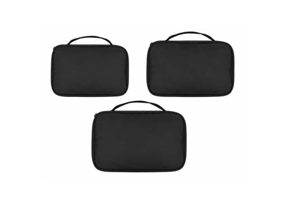 Sacchetti da viaggio in materiale riciclato GRS Jet - set da 3 FullGadgets.com