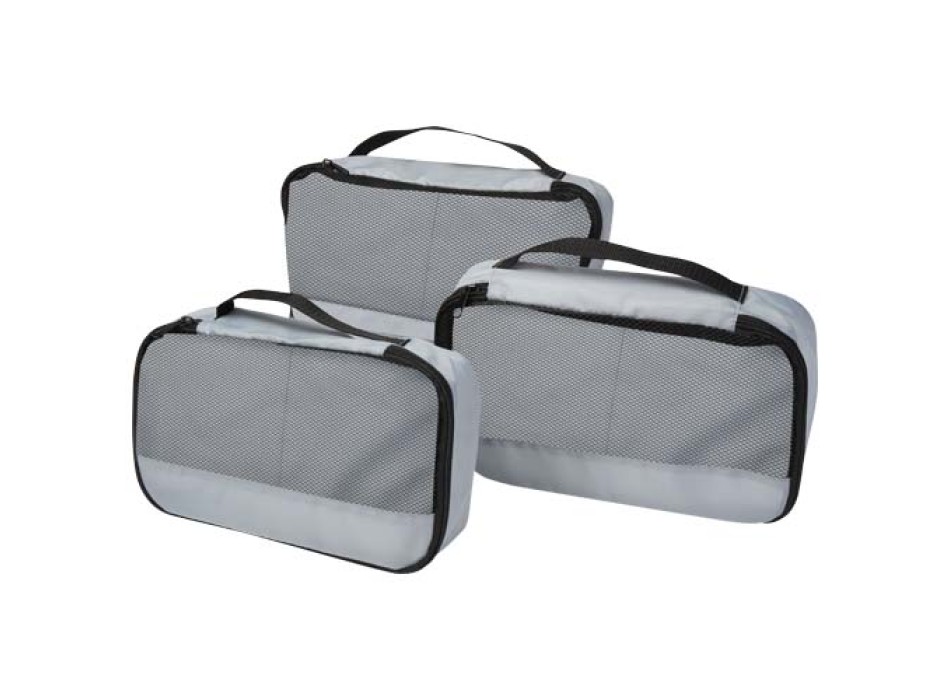 Sacchetti da viaggio in materiale riciclato GRS Jet - set da 3 FullGadgets.com