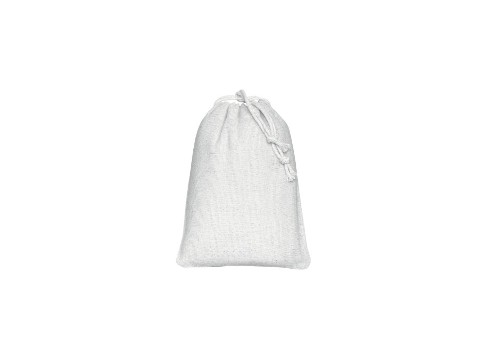 Sacchetto in cotone 120 g/m2 con chiusura a strozzo, 10 x 14 cm FullGadgets.com