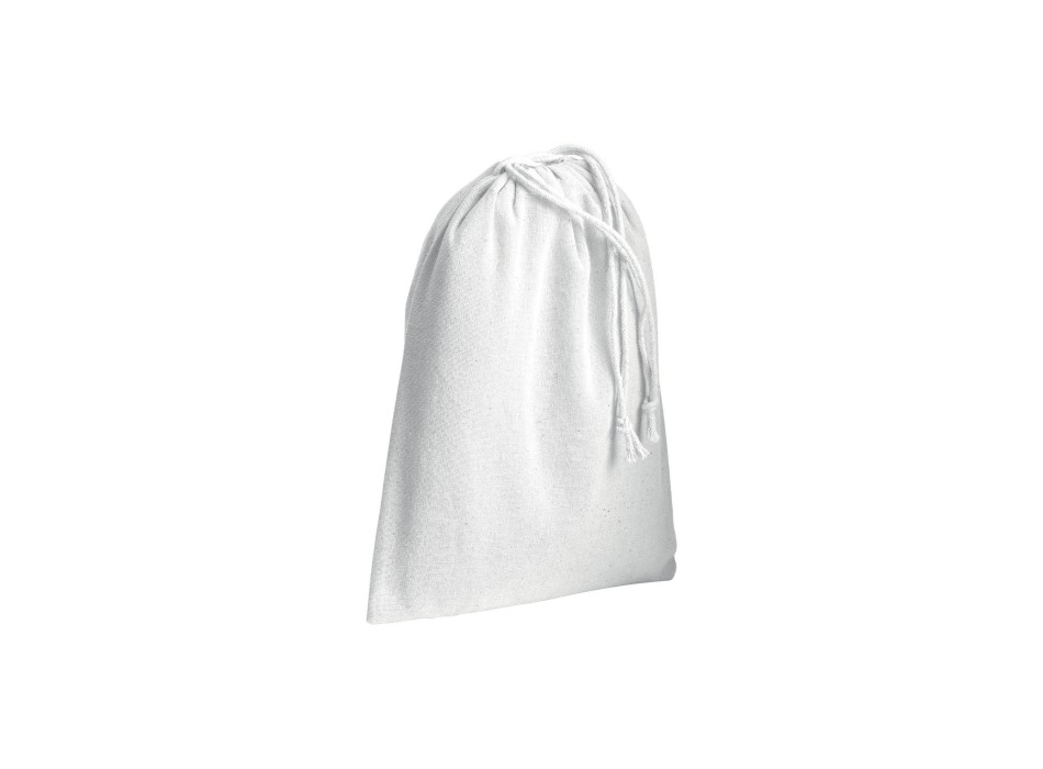 Sacchetto in cotone 120 g/m2 con chiusura a strozzo, 15 x 20 cm FullGadgets.com