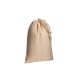 Sacchetto in cotone naturale 120 g/m2 con chiusura a strozzo, 10 x 14 cm FullGadgets.com