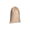 Sacchetto In Cotone Naturale 120 G/M2 Personalizzabile Con Chiusura A Strozzo, 10 X 14 Cm