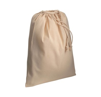 Sacchetto in cotone naturale 120 g/m2 con chiusura a strozzo, 40 x 50 cm FullGadgets.com