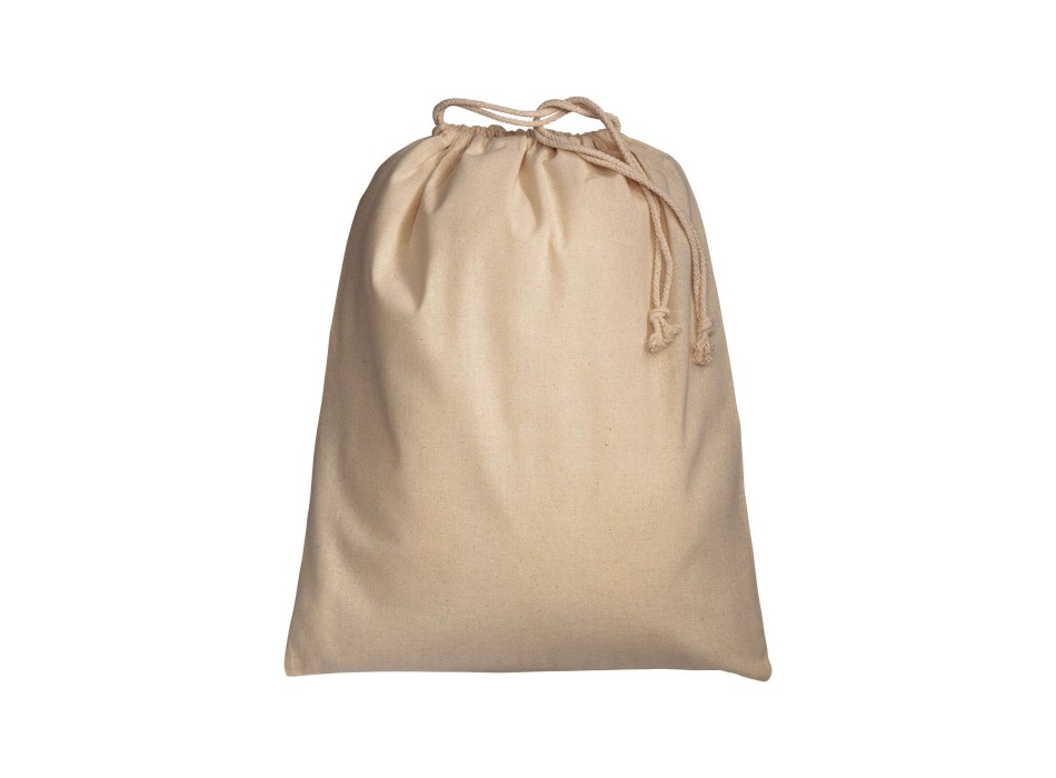 Sacchetto in cotone naturale 120 g/m2 con chiusura a strozzo, 40 x 50 cm FullGadgets.com