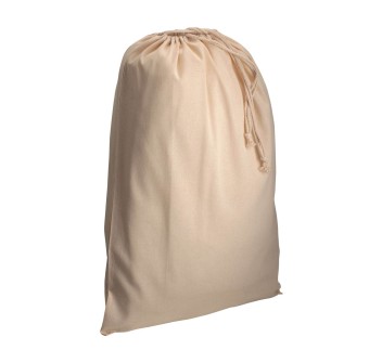 Sacchetto in cotone naturale 120 g/m2 con chiusura a strozzo, 50 x 75 cm FullGadgets.com